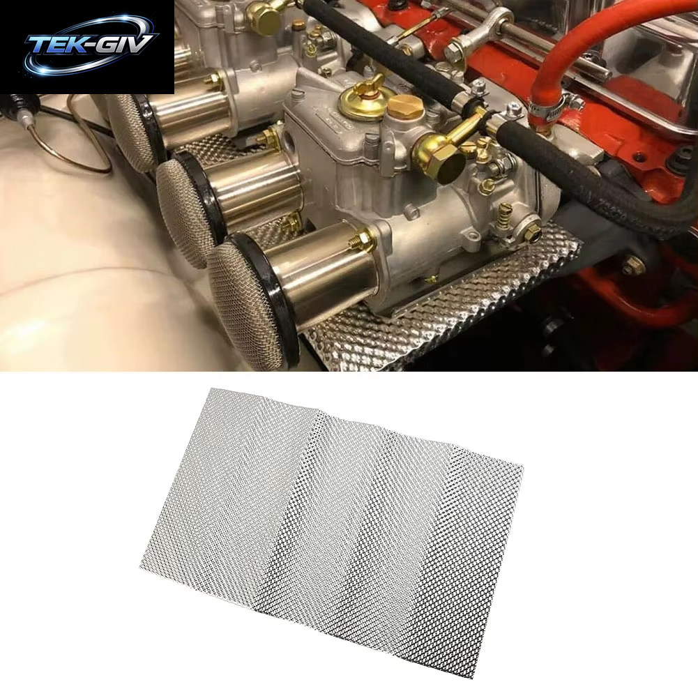 Silber Geprägte Aluminium-Hitzeschild-Auspuffanlagen, Elektrische Turbo-Wärmedämmung, Isolierte Aufkleber-Auspuffanlagen Mit Automatischer Temperatur