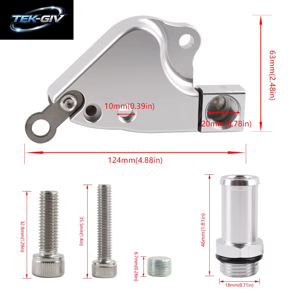 Neue Hohe Qualität SAUGROHR ADAPTER Für Civic K20 VERTEILER AUF K24 KÜHLMITTEL ADAPTER