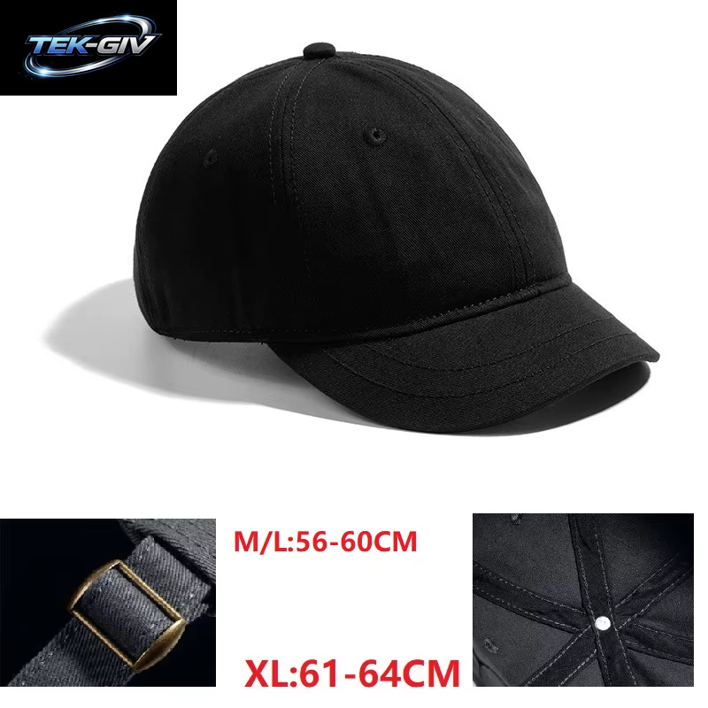 Übergroße Xxl-Baseballkappen, Verstellbare Papa-Hüte, Kurze Rechnung Für Große Köpfe, 58–60 Cm, 60–65 Cm, Extra Große Golfmützen Mit Niedrigem Profil