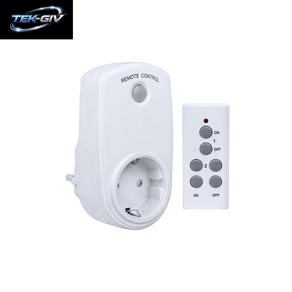 Wireless Smart Fernbedienung Steckdose Stecker Steckdose Licht Schalter Steckdose Steckdose EU Stecker Mit Fernbedienung