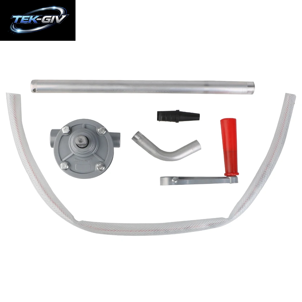 Siphon Sucker Transfer Gear Oil Injector Car-Styling ​ Manuelle Ölpumpe Handkurbel Werkzeuge Vakuum Handpumpen Mit Ölschlauch Aluminium