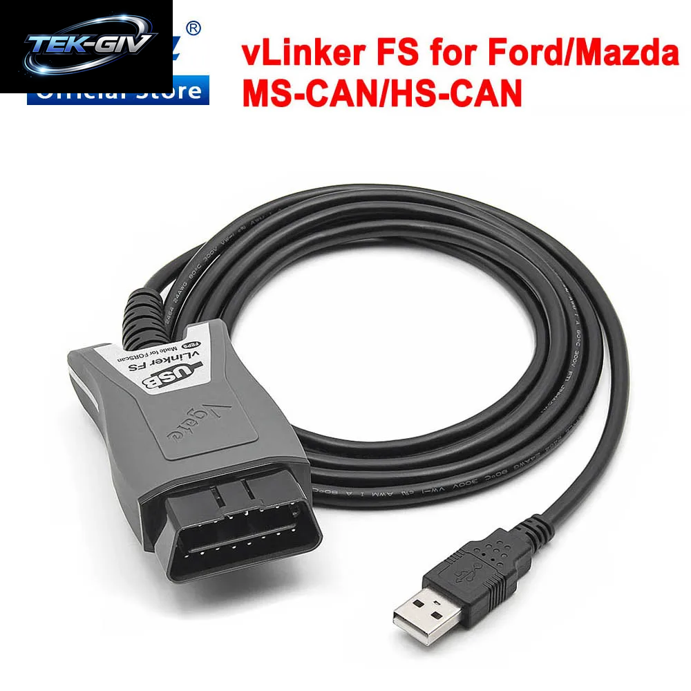 Vgate Vlinker FS ELM327 Für Ford Forscan HS/MS-CAN ULME 327 OBD 2 OBD2 Auto Diagnose Scanner Interface Werkzeuge OBDII Für Mazda
