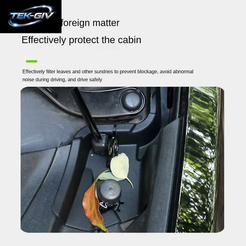 Für Tesla Modell 3 + Highland 2024 Front Trunk Hood Wasser Guide Gerät anti Verstopfung Net Frunk Debris Filtration Schutzhülle