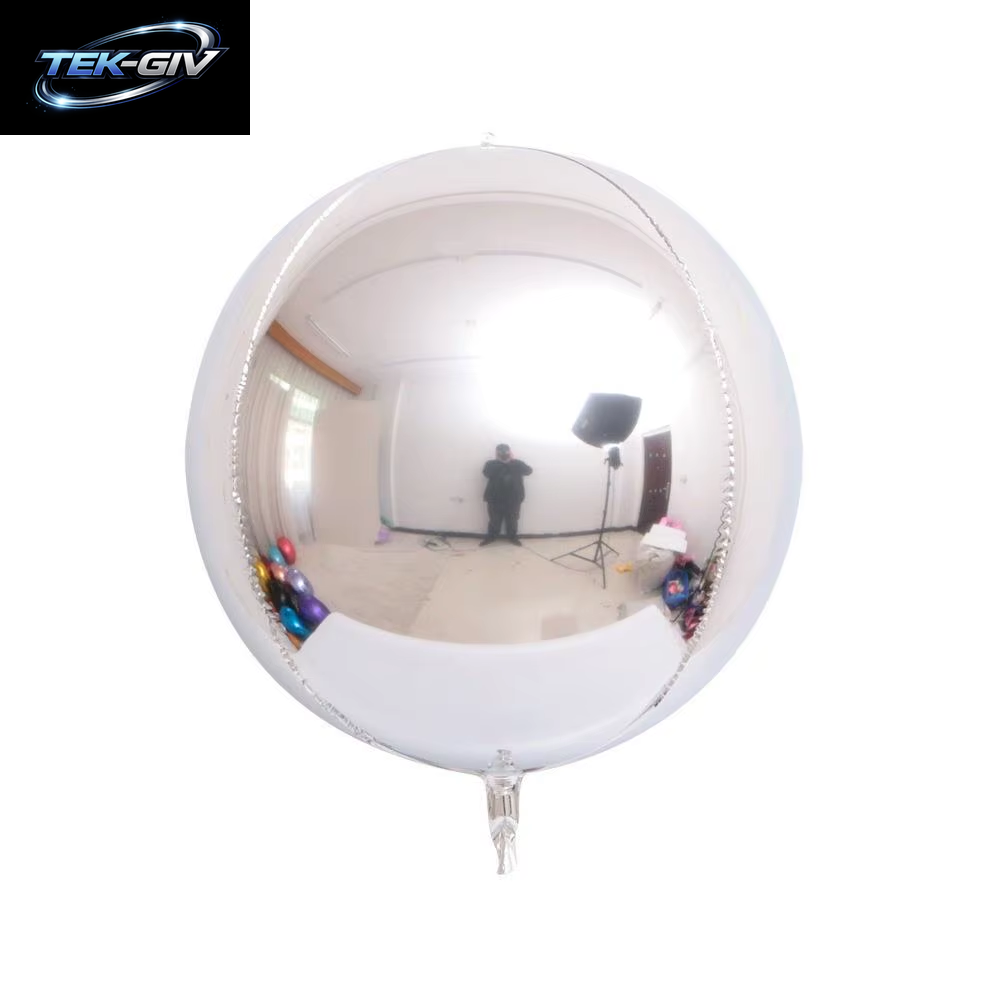 10-70 Zoll Gold 4D Runder Folienballon Riesige 4D Rot Silberfolie Helium Luftballons Für Geburtstagsfeier Hochzeit Babyparty Deocr Gl