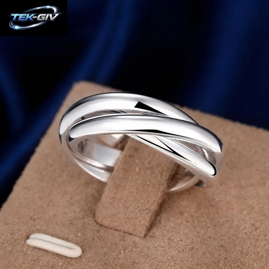 925 Sterling Silber Drei Runde Frauen Ringe Edler Schmuck Großhandel Trend Produkte Angebote Mit Chshine Schmuck