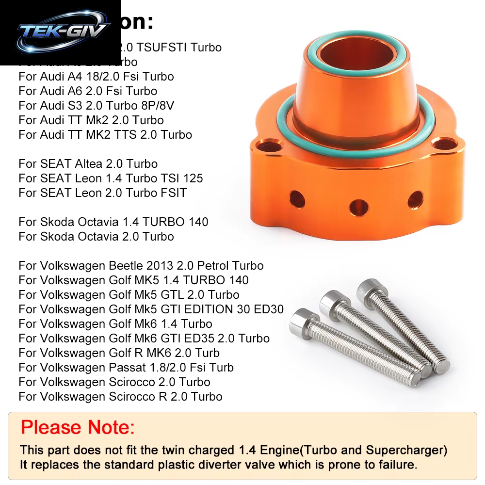 Ersetzen Sie Den Turbo BOV Forge Blow off Valve Spacer Dump Adapter Für 2.5 TFSI Octavia MK1 Audi TT VW 2.0T TSI MK5 GTI B7 A3 A4 TT Top
