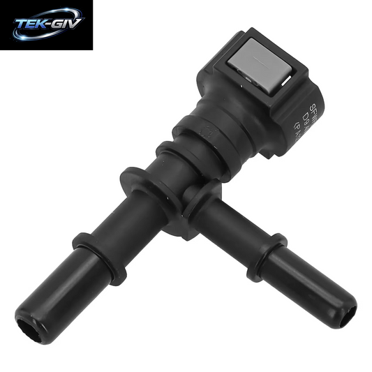 9,49 T-Anschluss Auto Kraftstoff Schlauch Schnell Stecker Stecker Schnell Release Schlauch Fitting Nylon Öl Linie Rohr Adapter Gute Abdichtung Perfor