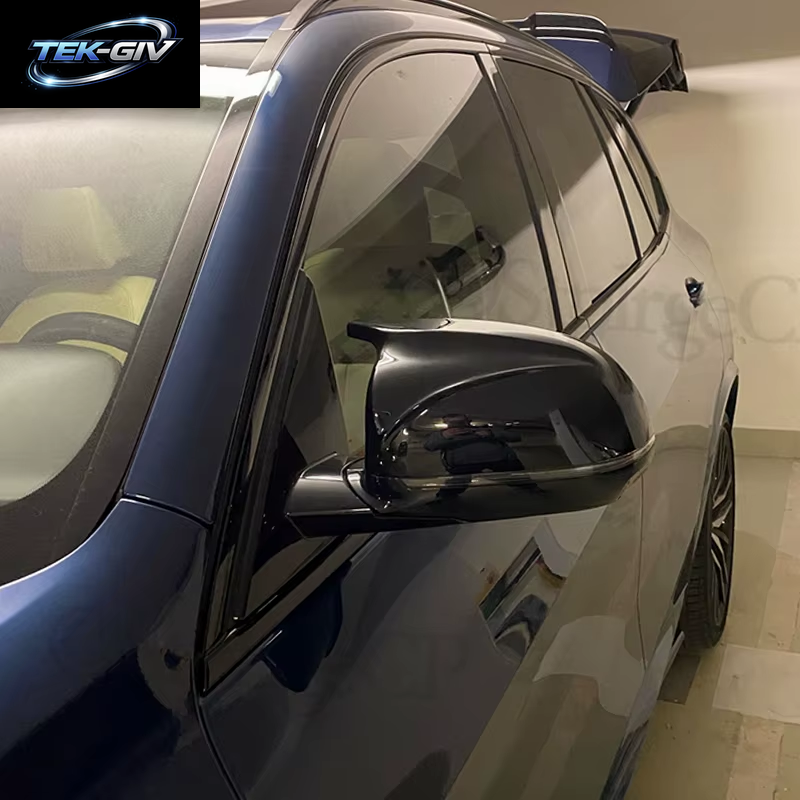 Für BMW X3 G01 X4 G02 X5 G05 X6 G06 X7 G07 2018 2019 2020 M Stil Schwarz Rückspiegel Abdeckung X3M Look