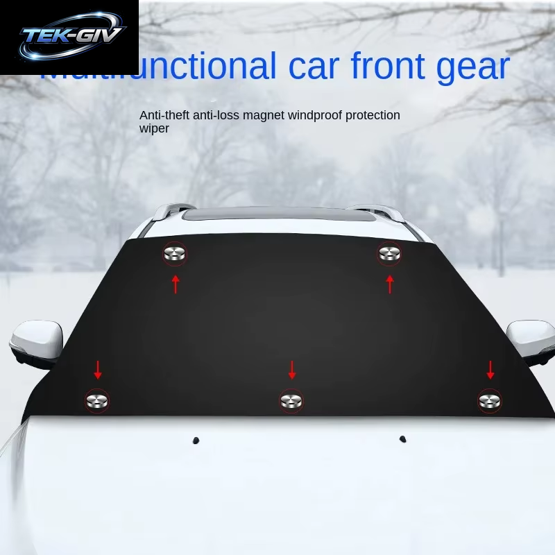 Auto-Sonnenschutz, Magnetischer Auto-Schneeschutz, Auto-Sonnenschutz, Verdickter Frostschutz Und Visier, Autoabdeckung