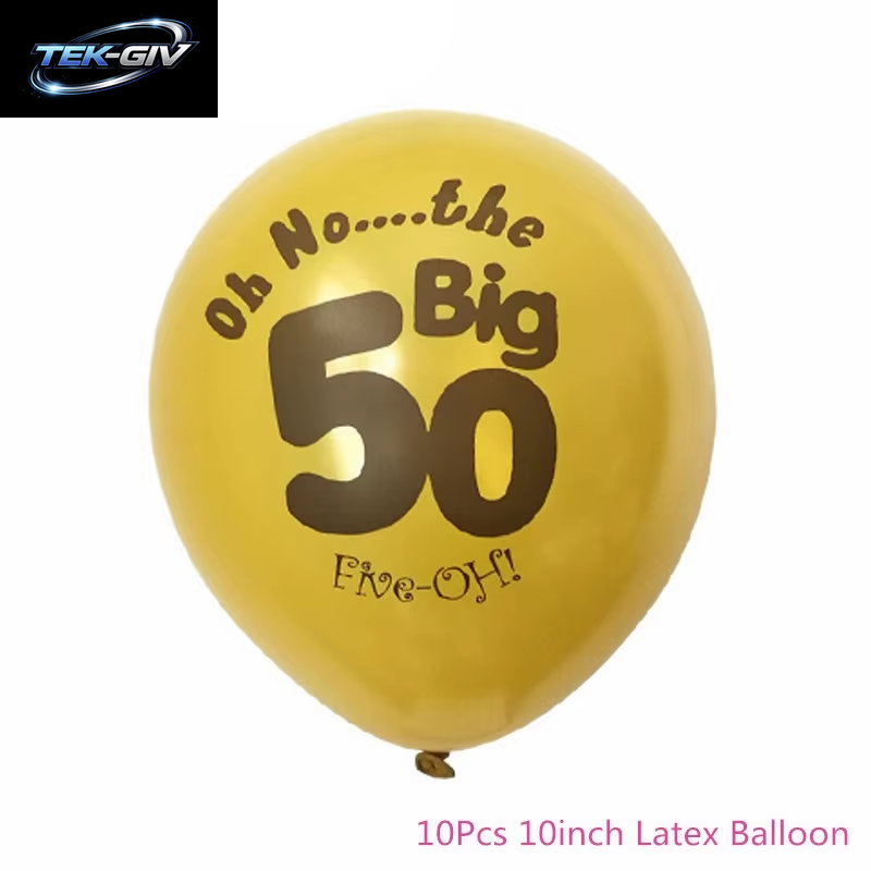 Schwarzgold 30 40 50 60 Jahre Geburtstag Latexballons Erwachsene Männer Frauen Alles Gute Zum Geburtstag Party Dekor Hochzeit 30. Jahrestag Zubehör