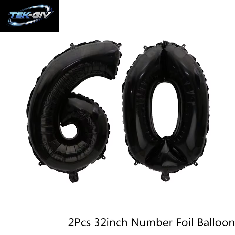 Schwarzgold 30 40 50 60 Jahre Geburtstag Latexballons Erwachsene Männer Frauen Alles Gute Zum Geburtstag Party Dekor Hochzeit 30. Jahrestag Zubehör