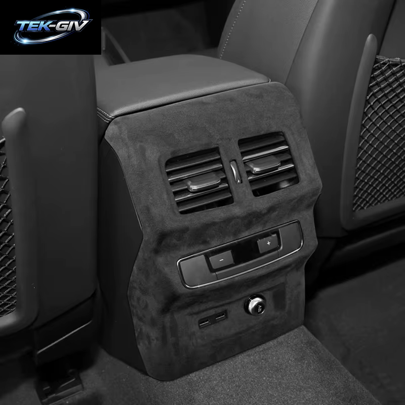 Für LHD Audi Q5 2018 2019 2020 2021 2022 2023 2024 Italienische Wildleder-Verkleidungen Innenraum-Verzierungen Für Türen, Schaltwippen, Mittelkonsole