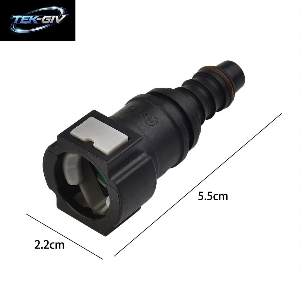 Auto Kraftstoff Linie Koppler Schlauch Schnell Verbinden Gerade 9,89Mm ID8 Auto Kraftstoff Linie Schlauch Rohr Koppler Schnell Release Stecker SET