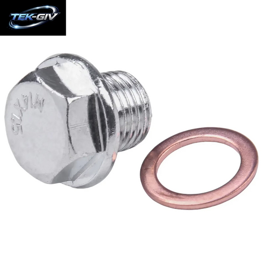 Auto Ölwanne Ölablassschraube Motor ÖL Ablassstopfen & Unterlegscheibe Für HYUNDAI Für KIA 2151223001 2151323001 Plug and Play