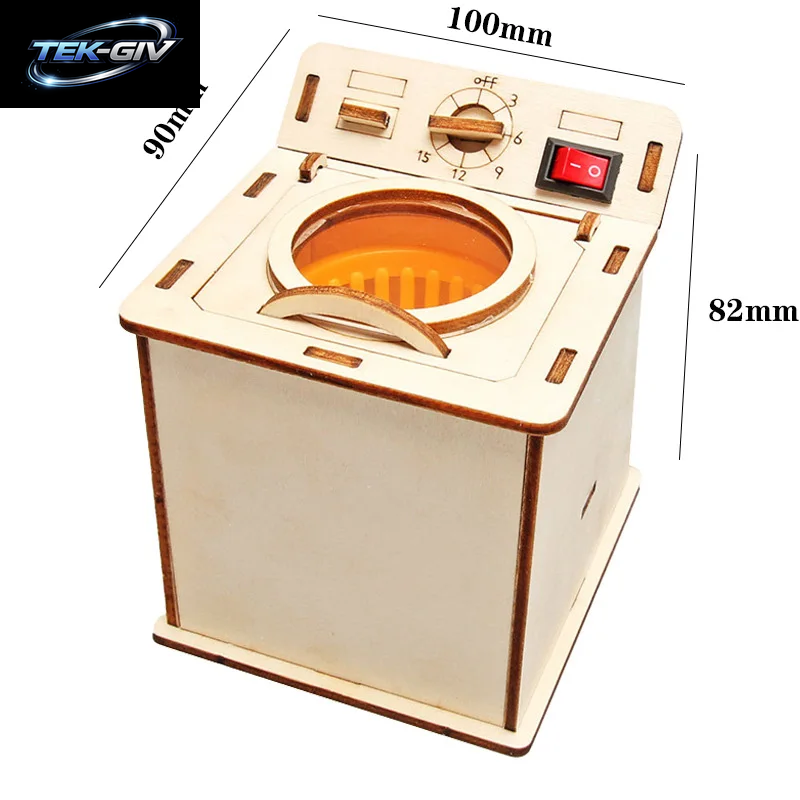 DIY Physikalisches Modell Wissenschaftsexperiment Lernspielzeug Ventilator Klimaanlage Waschmaschine Handgefertigte Kleinproduktion