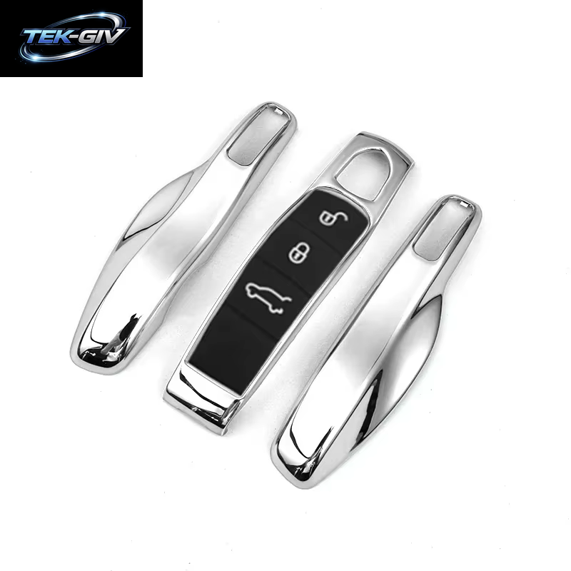 Auto Smart Remote Key Case Fob Abdeckungen Set Shell Für Porsche Panamera Spyder Carrera Macan Boxster Cayman Cayenne 911 970 981 991