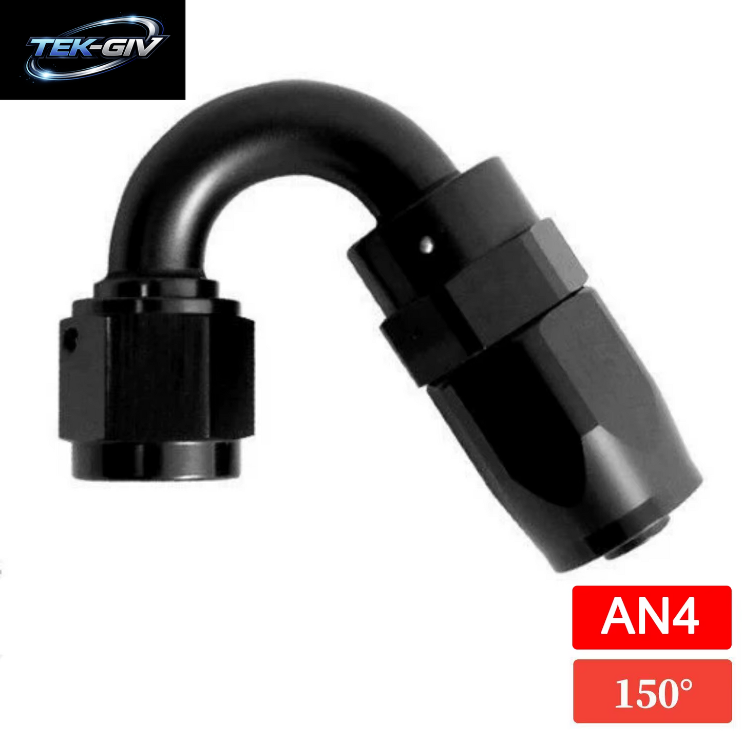 1 Stück Schwarz AN4 AN6 AN8 Gerade 45 60 90 120 150 180 Grad Öl Kraftstoff Schwenk Schlauch Ende Fitting Öl Schlauch Ende Adapter Kit