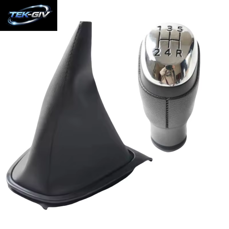 5/6 Geschwindigkeit Für Renault Clio 4 Mk4 IV 2012-2018 2019 2020 Auto Styling Zubehör Schaltknauf Leder Gaitor Boot Kragen Fall