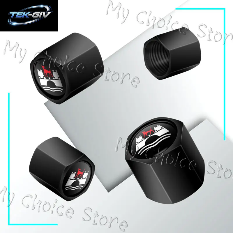 4 Stücke Wolfsburg Edition Emblem Auto Ventilkappen Rad Reifen Luftreifen Vorbau Schutzhülle Für VW Golf Mk5 Passat Jetta Tiguan Polo