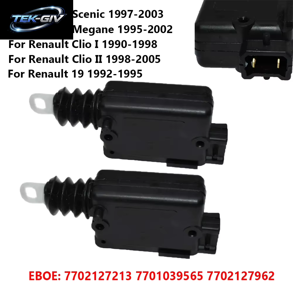 1/2Pcs 2-Poliger Türschloss Antrieb Zentral Verriegelung Motor Aktuator 7702127213 7701039565 7702127962 Für Renault Clio I II Megane