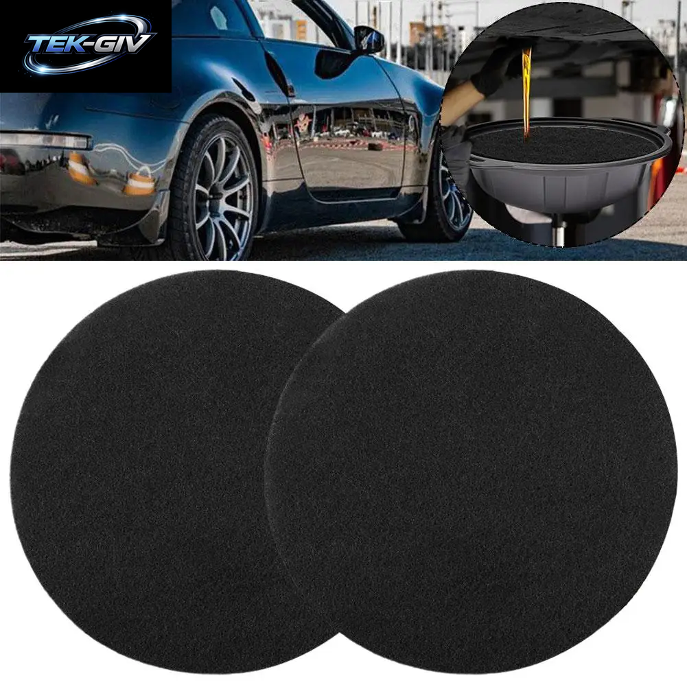 38Cm Öl Ablass Spritz Kissen 2 Stück Kein Spritzer Schwamm Ablass Öl Auto Pfanne Rundes Wickel Kissen Poröses Öl Getriebe Pad Pf