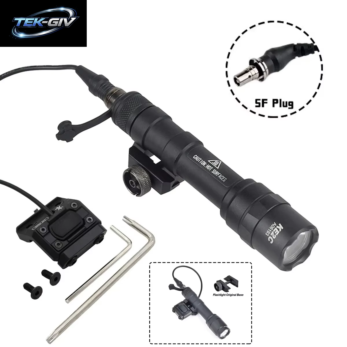 Surefire M300 M600 Taschenlampe Fit 20Mm Schiene Gewehr Airsoft Mit EINHEIT Modbutton Lite Druck Schalter M600B M600C LED Scout Licht