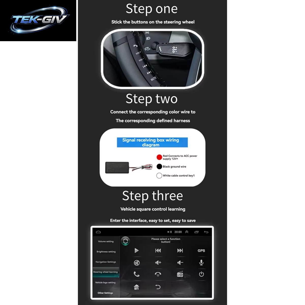 Universal Wireless Auto Lenkrad Steuerung Multi-Funktion Taste DVD Player Navigation Radio Fernbedienung Taste