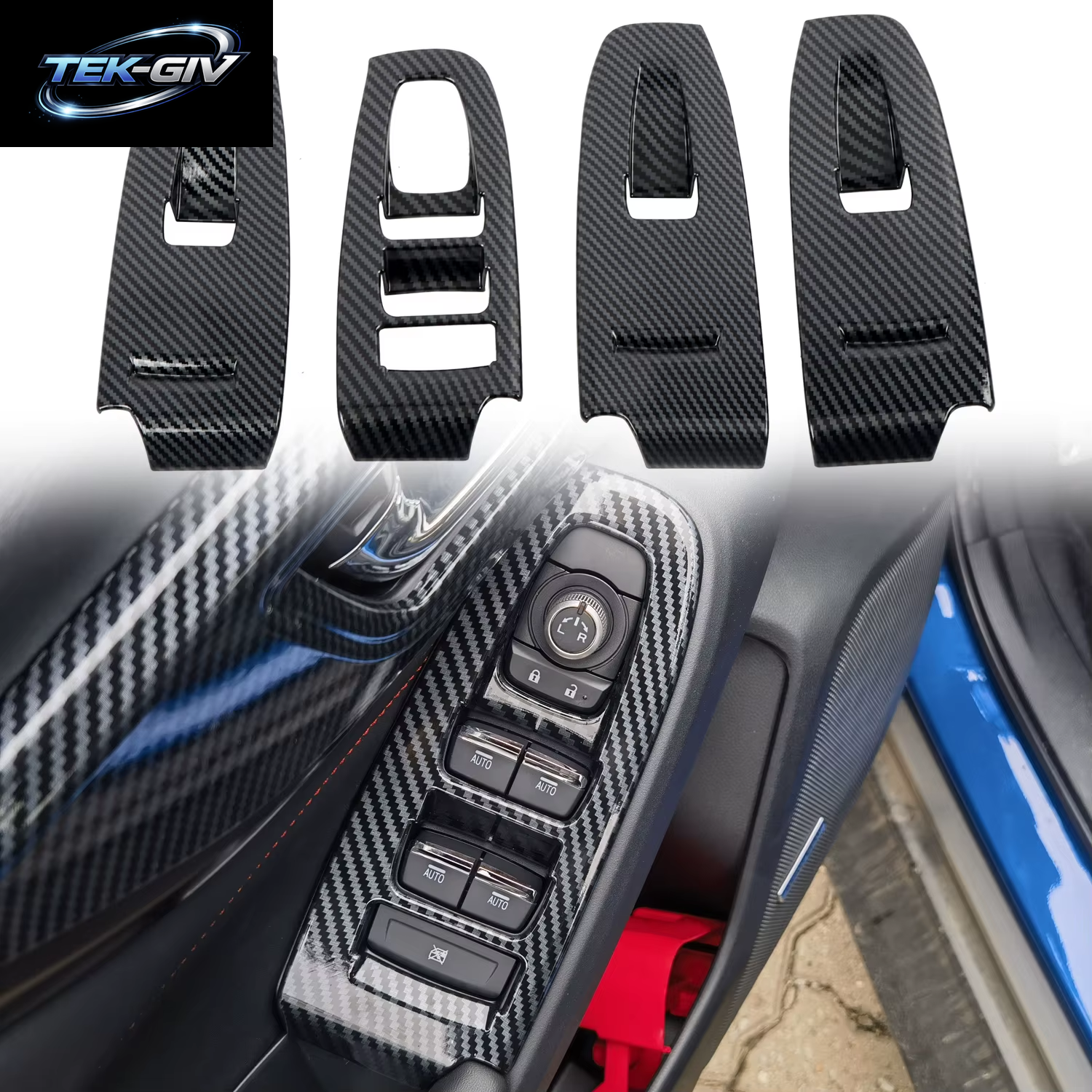 Linkslenker! Rechtslenker! Für Subaru WRX/WRX Sti 2022 2023 2024 Auto Zubehör ABS Auto Tür Fensterheber Schalter Abdeckung