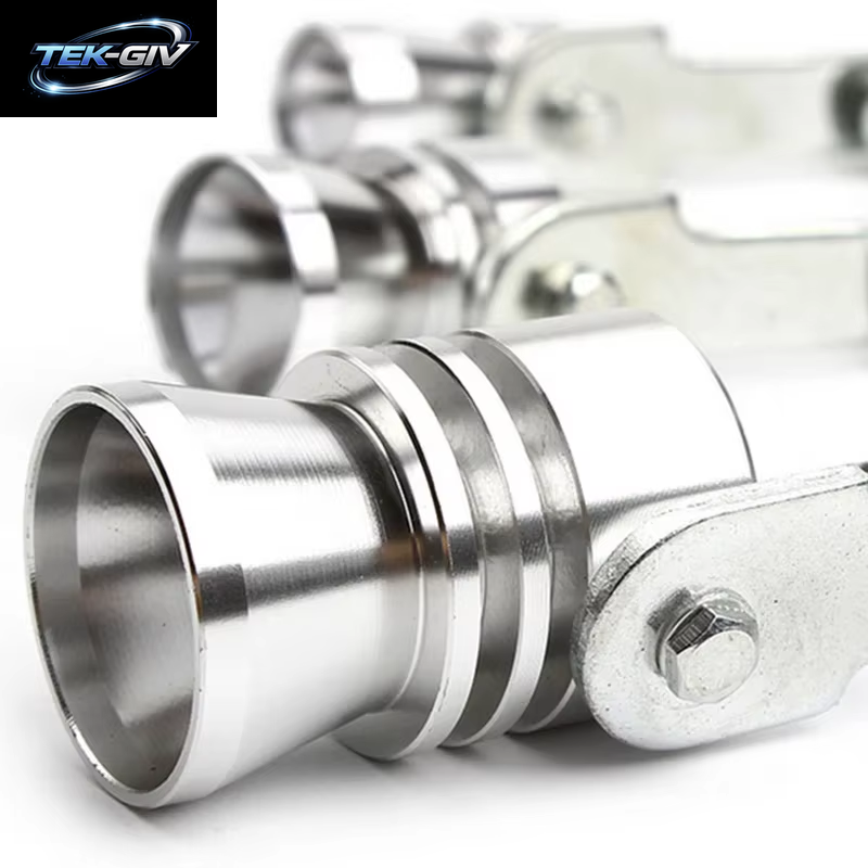 Universeller Aluminium-Turbo-Sound Auspuff-Schalldämpfer Pfeife Auto Blow-Off-Ventil-Simulator Für Alle Autos Und Motorräder