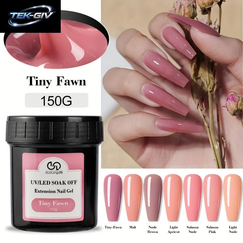 150 G Acryl-Nagelverlängerungsgel – Uv-/Led-Kompatibel, Geruchlos, Soak-Off-Formel Für Harte Gelee, Maniküre Und Nagelaufbau