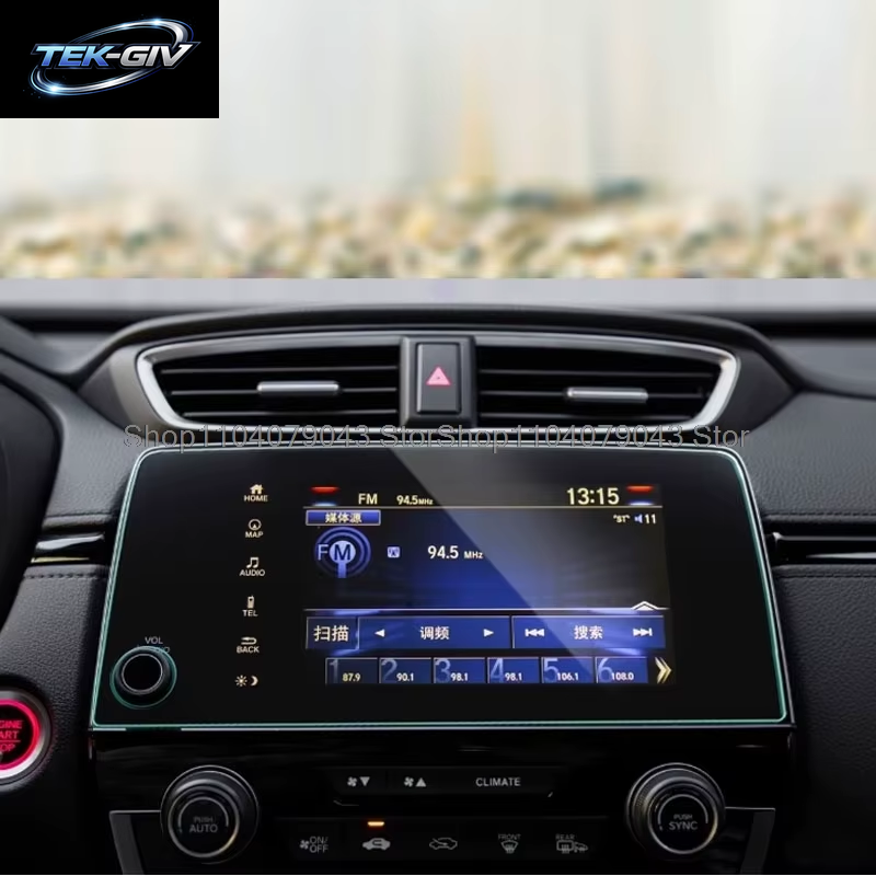 Displays Chutz Folie Aus Gehärtetem Glas Für Honda CR-V Crv 2017-7-Zoll-Gps-Navigations-Lcd-Bildschirm Gegen Kratzer