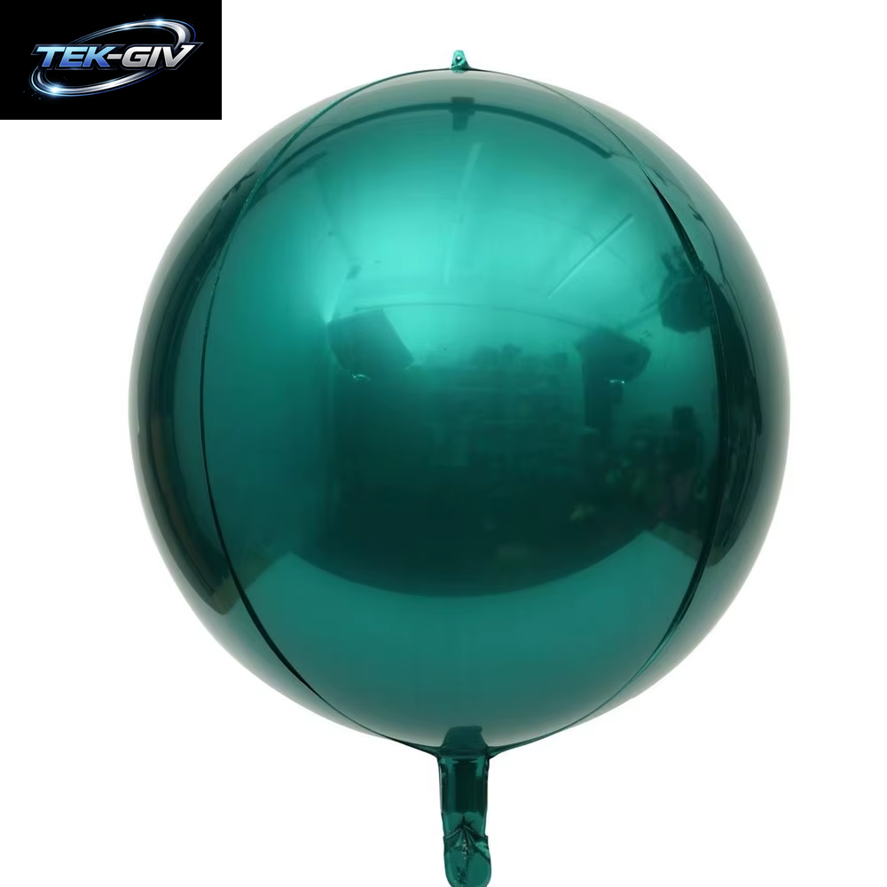 10 Stück Silberne 4D-Rundballons 10 18 22 32 Zoll Große Metallische Silberfolienballons Für Geburtstag, Hochzeit, Silberne Partydekorationen