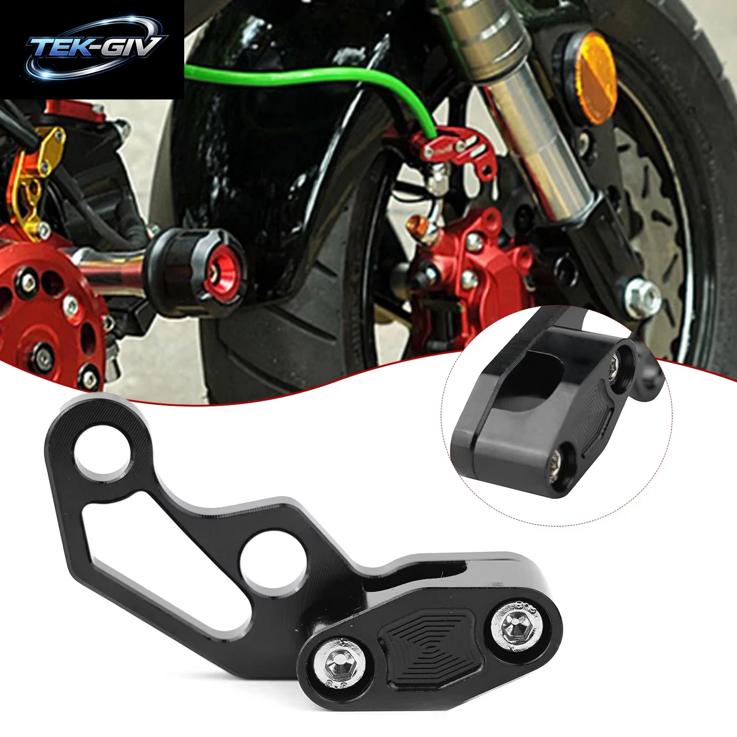 Motorrad Bikes Öl Schlauch Klemme Modifizierte Öl Pipeline Bremsleitung Klemme Schutz Aluminium Legierung Schlauch Clip Zubehör