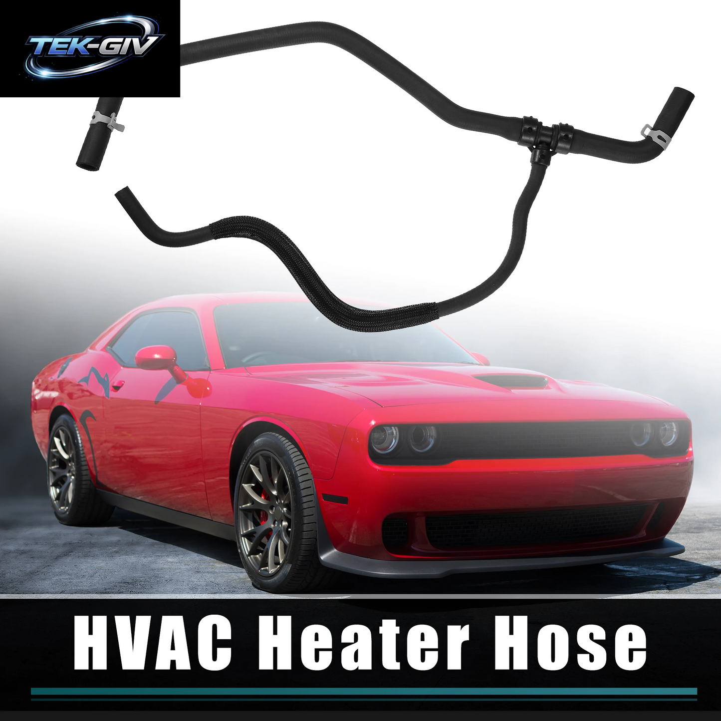 UXCELL Heizungsschlauch Nr. 55038163 KI/ 55038163 AE Für Dodge Challenger 2017–2018 Für Dodge Charger 2019–2021 Für Chrysler 300 2011