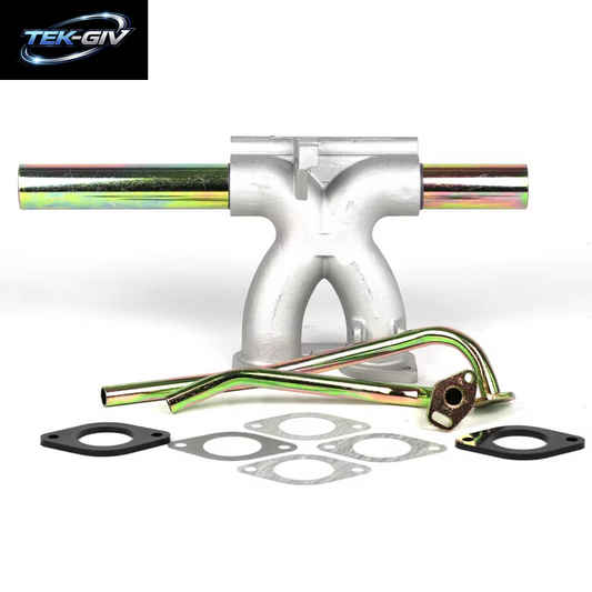 FAJS Ansaugkrümmer-Kit Für Luftgekühlt Für VW Typ 1 T1 FAJS WEBER SOLEX EMPI Single CARB Hpmx/Idef-Krümmer-Kit