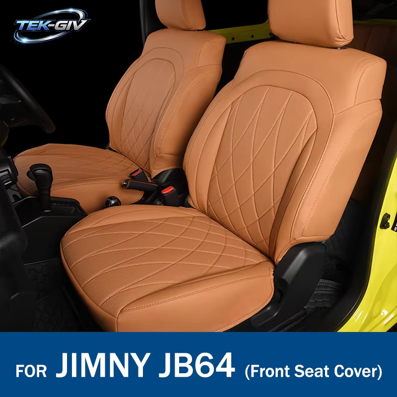 Auto Sitz Cove Für Suzuki JIMNY Jb64 Jb74 Luxus Voll Surround Pad PU Leder Kissen Geändert Wasser Beweis Innen Zubehör