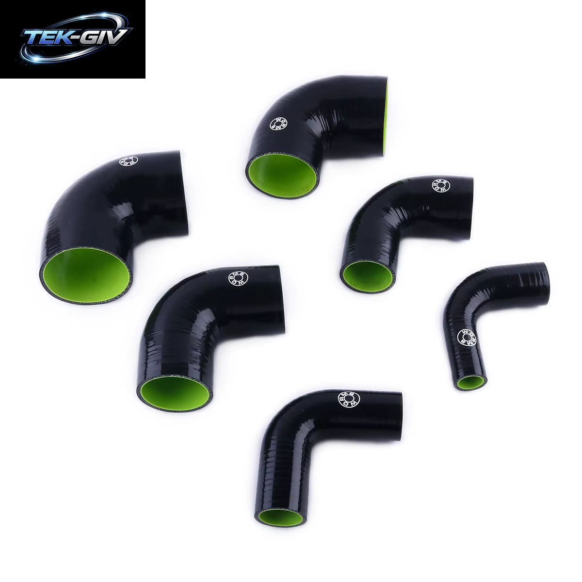 Silikon Schläuche Schlauch Anschluss Ladeluftkühler Turbo Air Intake Rohr Kit Koppler 90 Grad Mehrere Größe 102Mm Länge