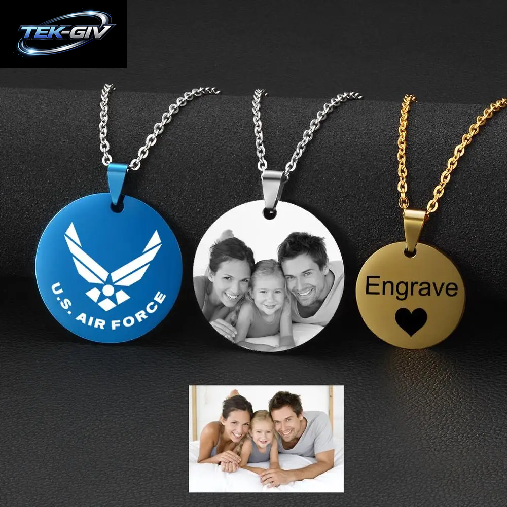Benutzerdefinierte Foto-Halskette Für Frauen, Herz-Edelstahl-Anhänger, Personalisierbar, Graviertes Bild, Fotos, Name, Liebhaber, Weihnachtsgeschenke