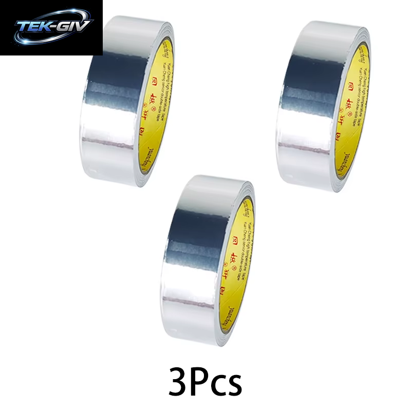 Hohe Temperaturbeständigkeit Aluminiumfolie Klebeband Küchenrohr Reparaturband Klebstoff Dichtungsfolie Wärmedämmung Auslaufsicheres Klebeband