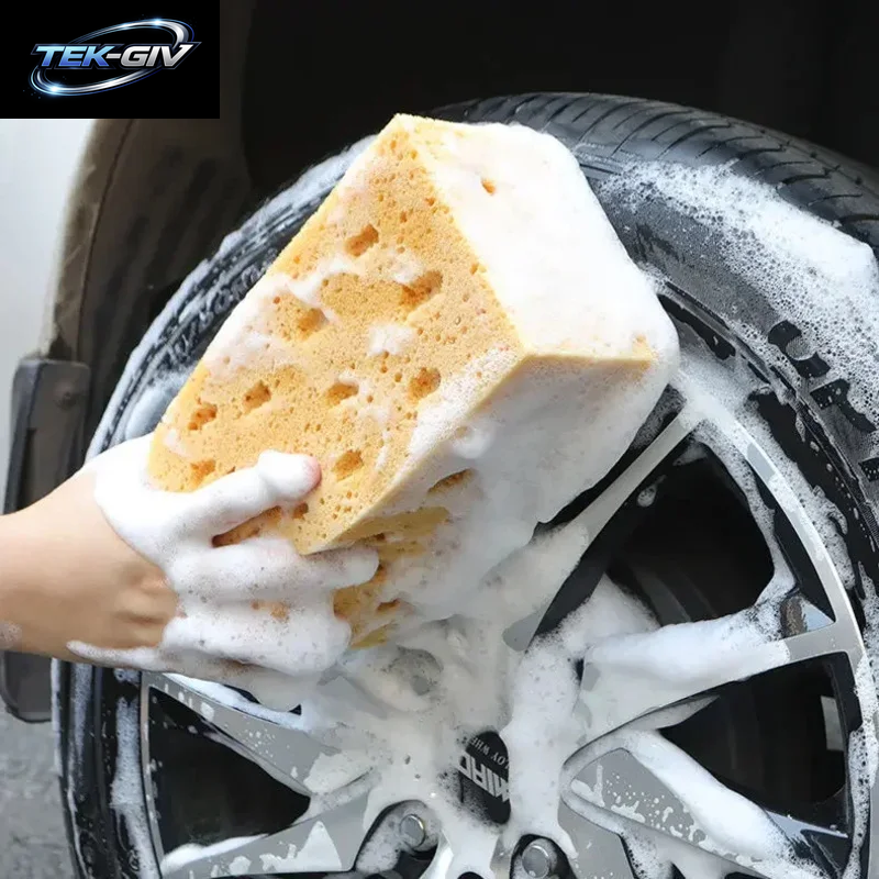 Auto Waschen Schwamm Große Waben Schwämme Pinsel Abstauben Detaillierung Waschen Schwamm Auto Reinigung Werkzeuge Motorrad Auto Zubehör