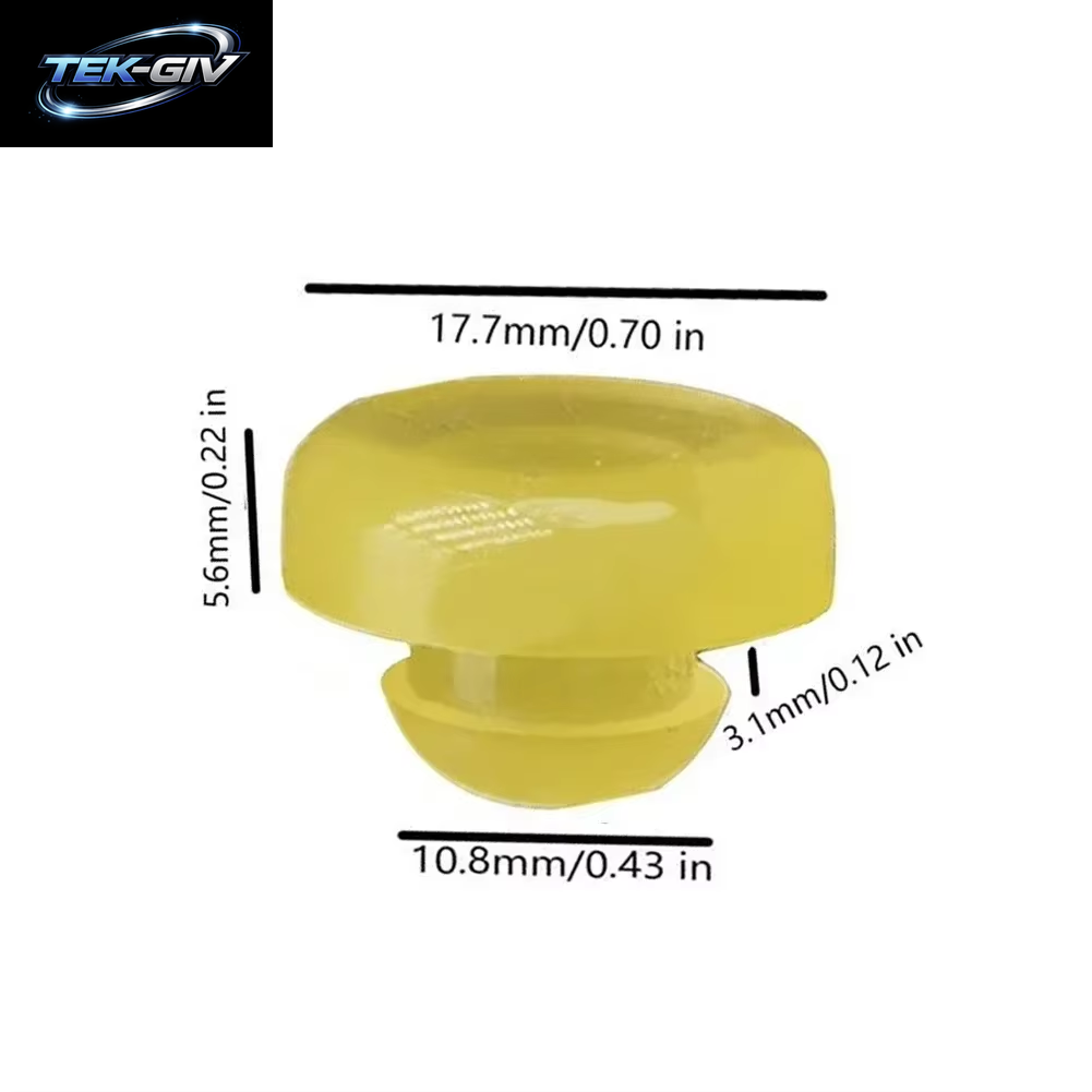 10 Stücke Bremse Kupplung Pedal Stopper Pad 46584-S0100 Gelb Für Nissan 200SX 240SX 300ZX 350Z Für Infiniti G20 G35 G37 I30 J30