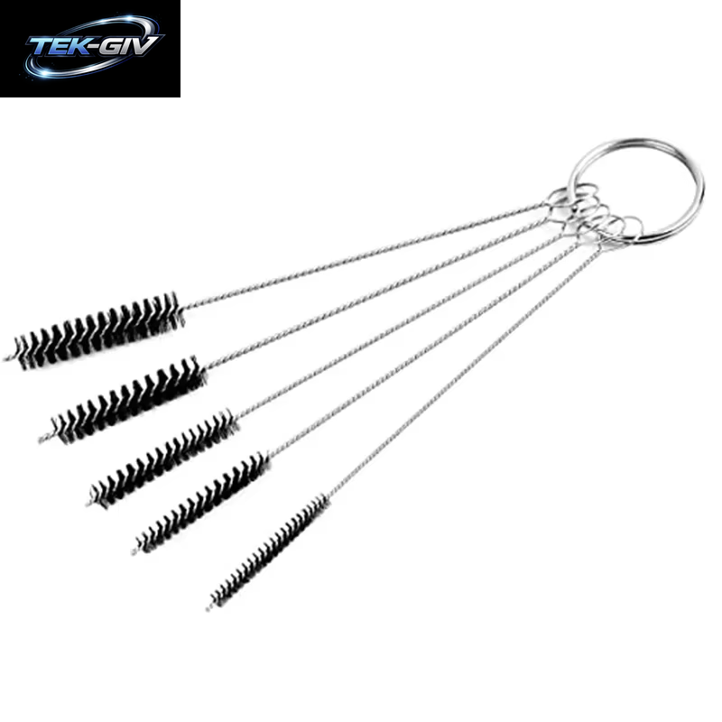 Airbrush Reiniger Set Vergaser Carbon Dirt Jet Entfernen Reinigungsnadeln Bürsten Reinigungswerkzeuge Für Automobil Motorrad Schläuche
