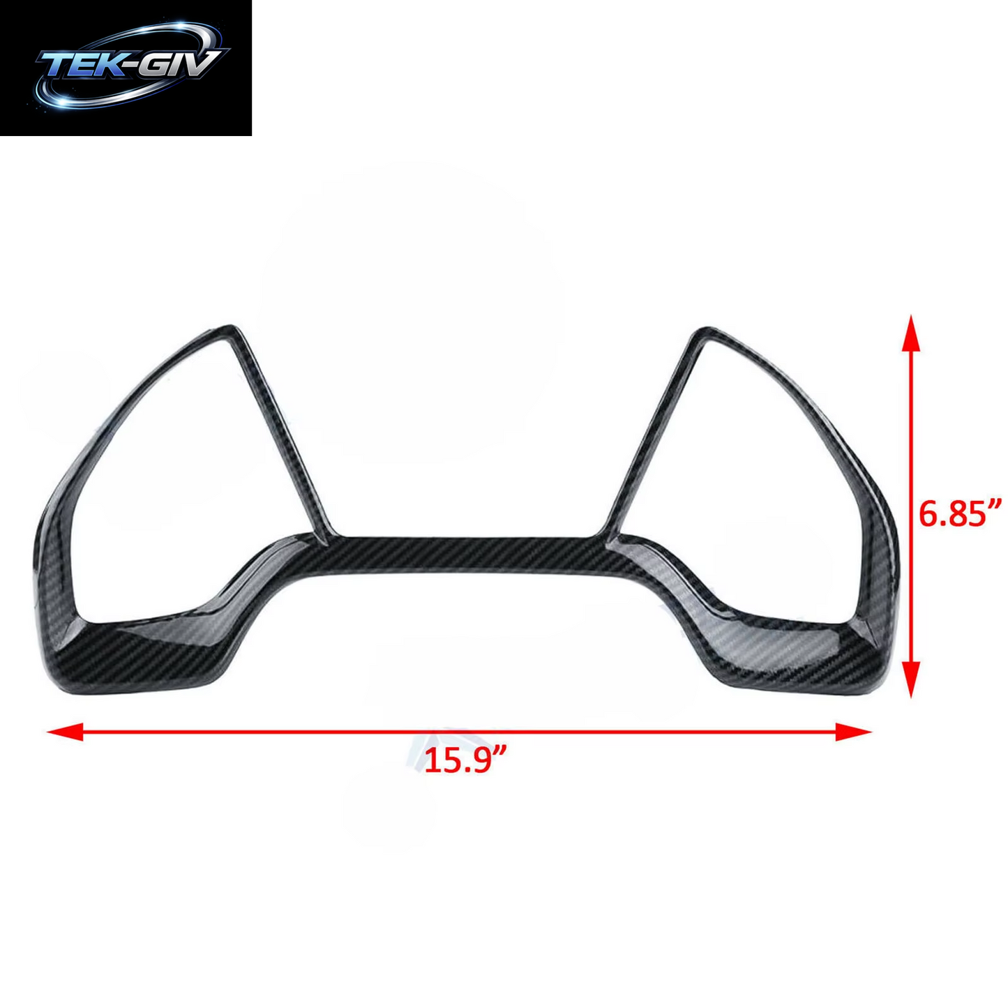 2PCS Carbon Fiber Innen Getriebe Shift Box Streifen Abdeckung Trim Für Honda Civic 2016-2020 Center Konsole Dashboard Dekorative Rahmen
