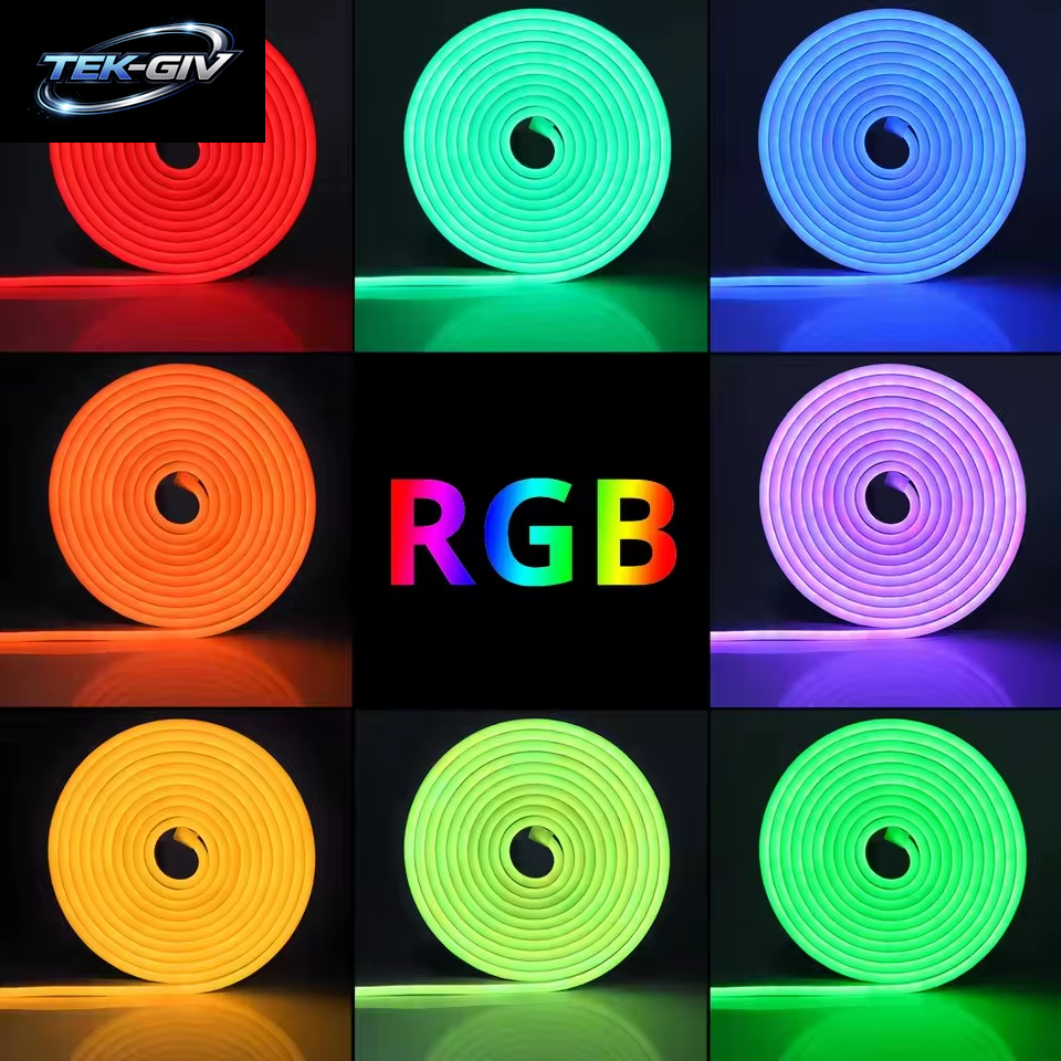 DC24V Silikon RGB Neon Led-Lichtstreifen Für Kinderzimmerbeleuchtung Bluetooth App-Steuerung 5M 10M 15M 20M 30 Meter Neon-Seilband