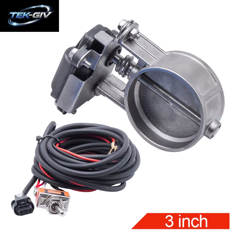 2"/2,36"/2,5"/2,75"/3"/3,5"/4,0" Zoll Elektrisches Abgasregelventil Auspuffabschaltventil Mit Schaltersteuerung