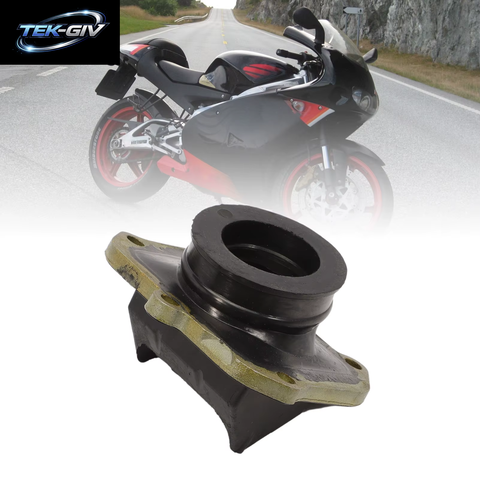 Ansaugkrümmer-Ansauggummi Für Aprilia RS125 2003–2004, Aprilia RX125 1995–2010, 28Er 34 Mm Dellorto-Vergaser