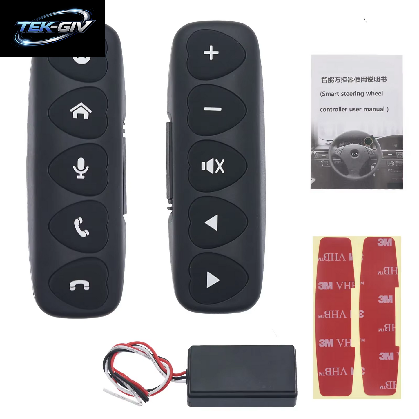 10 Tasten Drahtlose Lenkrad Fernbedienung Multifunktions-Android Universal Bluetooth Für Autoradio DVD GPS Multimedia
