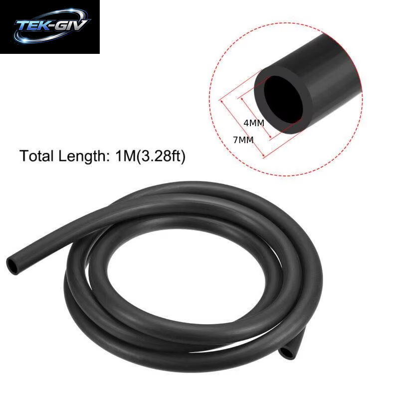 1 Pc 1M Schwarz Auto Kraftstoff Leitung Schlauch Motor Rohr Nbr 5Mm Id 8Mm Od Diesel Benzin Wassers Ch Lauch Motor Rohr Auto Motoren Zubehör