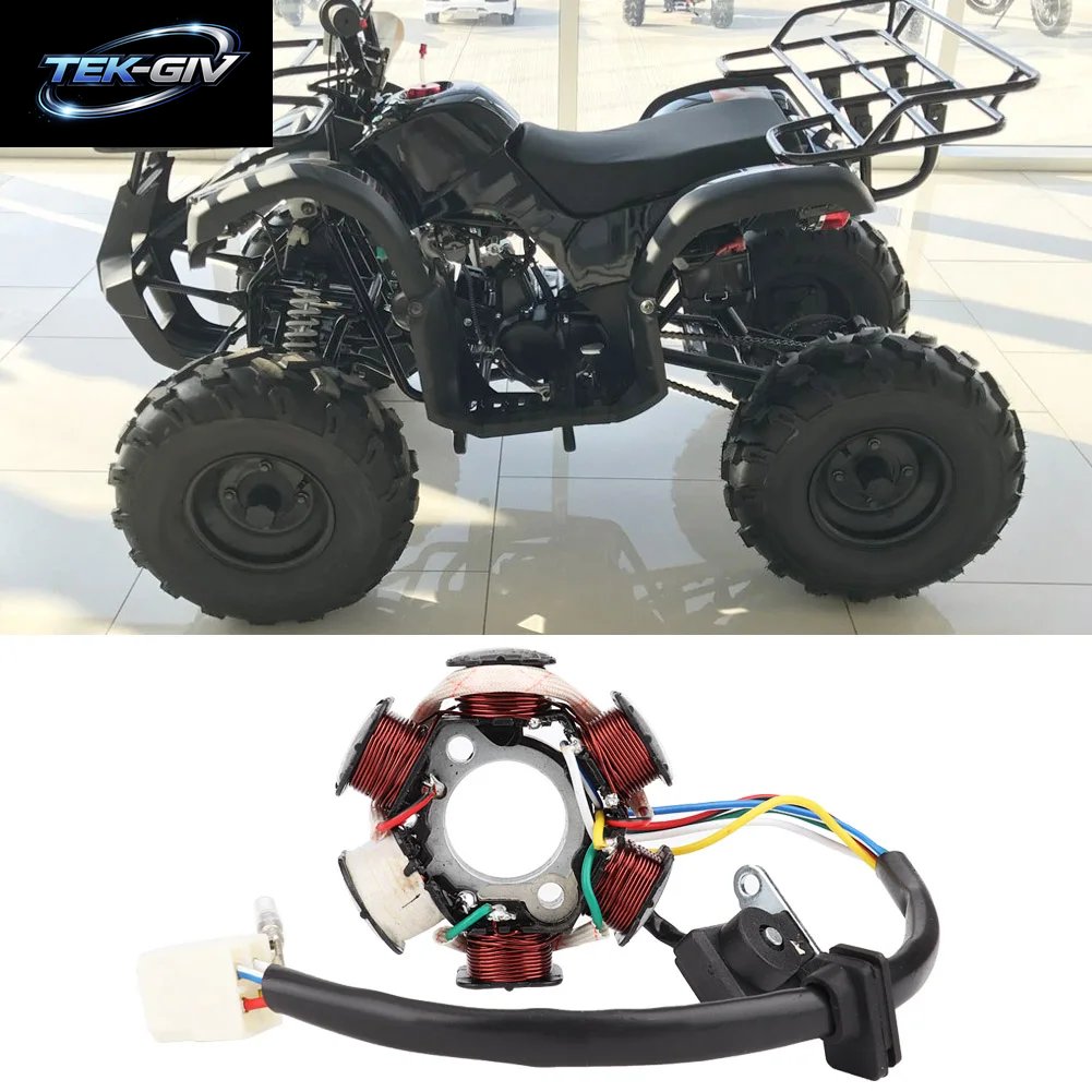 6-Spule 5-Draht-Magneto-Statorspule Passend Für 50 Cc, 70 Cc, 90 Cc, 110 Cc, 125 Cc ATV Go Kart Generator Magneto-Statorspule Statorspule