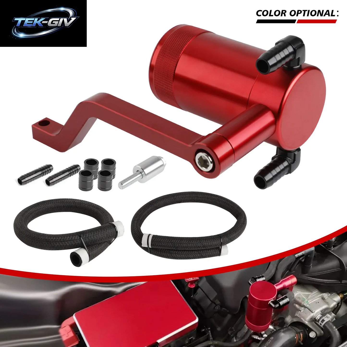 6,4 L Öldose Fangdose Z-Halterung Billet Fangdose Für Chrysler Dodge Charger Challenger Jeep Öl Abscheider Tank